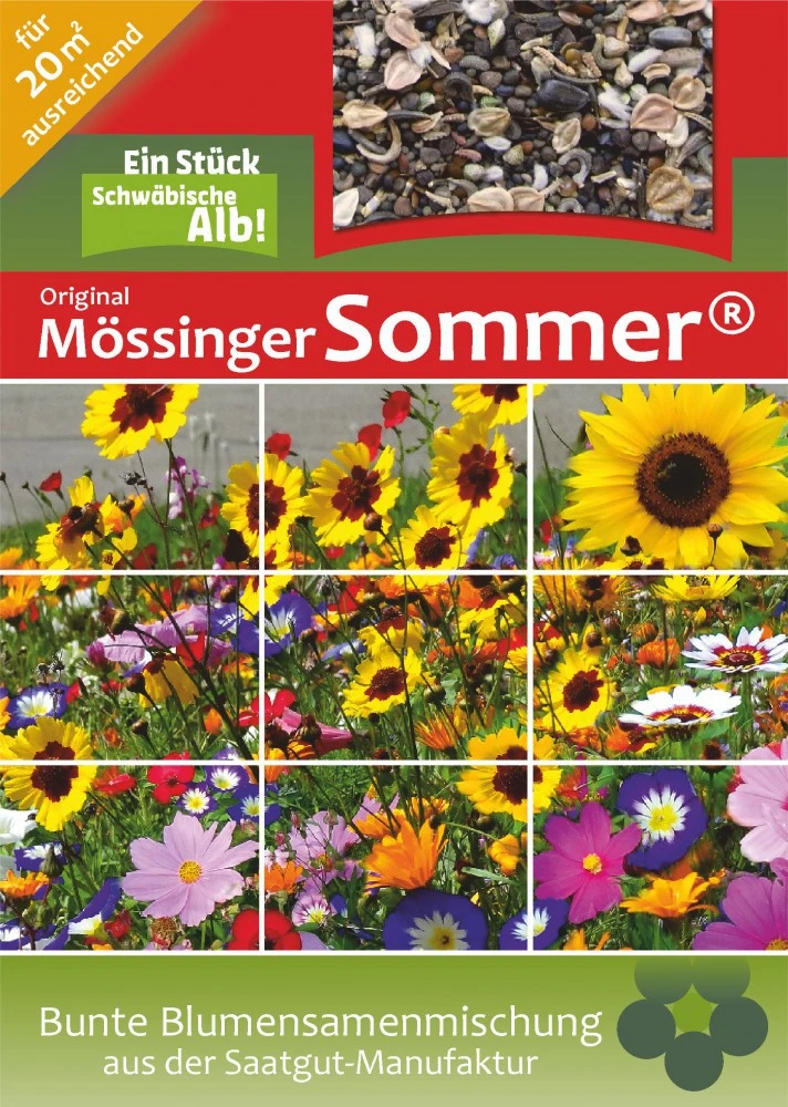 Mössinger Sommer Für 20 M² | Blumenwiese Von Saatgut-Manufaktur 3 Mössinger Sommer Für 20 M² | Blumenwiese Von Saatgut-Manufaktur