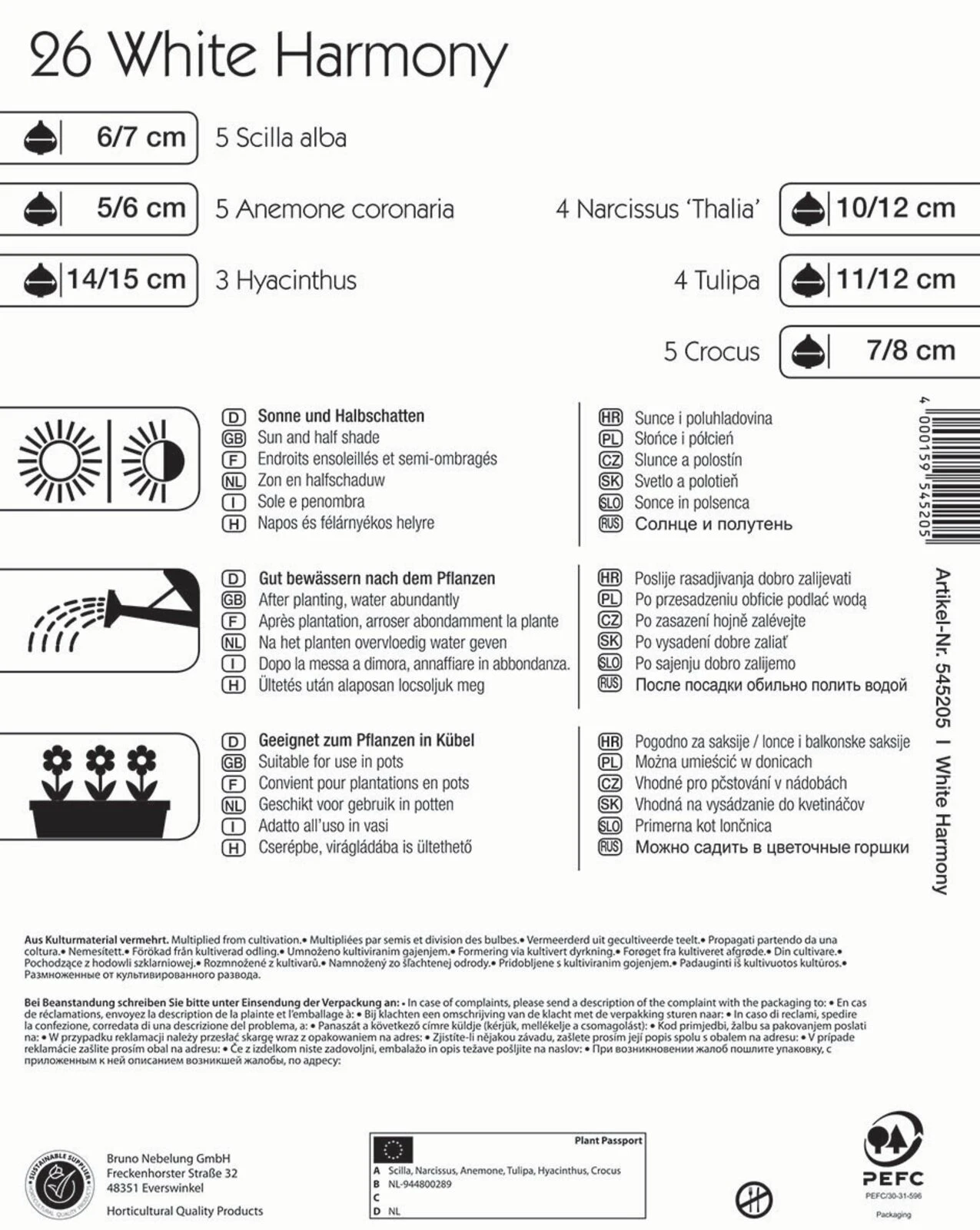 Colour Symphony White Harmony (26 Stück) | Blumenzwiebelmischungen Von Kiepenkerl 4 Colour Symphony White Harmony (26 Stück) | Blumenzwiebelmischungen Von Kiepenkerl – Bild 2