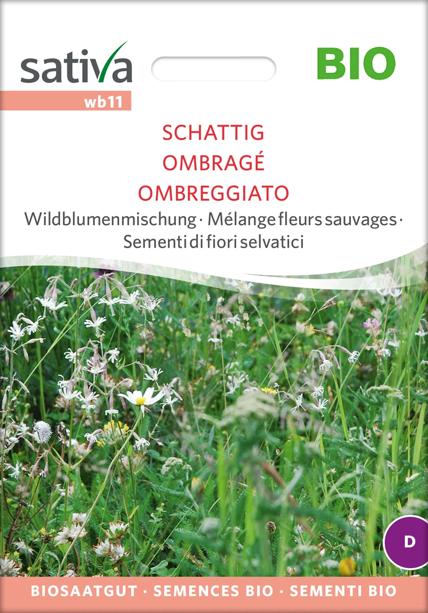 Wildblumenmischung Schattig | BIO Wildblumensamen Von Sativa Rheinau 4 Wildblumenmischung Schattig | BIO Wildblumensamen Von Sativa Rheinau – Bild 2
