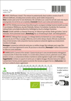 Wildblumenmischung Schattig | BIO Wildblumensamen Von Sativa Rheinau