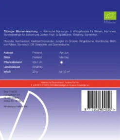 Tübinger Blumenmischung | BIO Blumensamenmischung Von De Bolster [MHD 12/2023] -Compo Verkäufe 535140 BIO Tuebinger Blumenmischung 16130 db 1