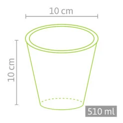 10 X 10 Cm Anzuchttopf Rund (810 Stück) | Anzuchttöpfe Von Fertil -Compo Verkäufe 537175 10 x 10 cm Anzuchttoepfe rund 810 Stueck 513 C 2