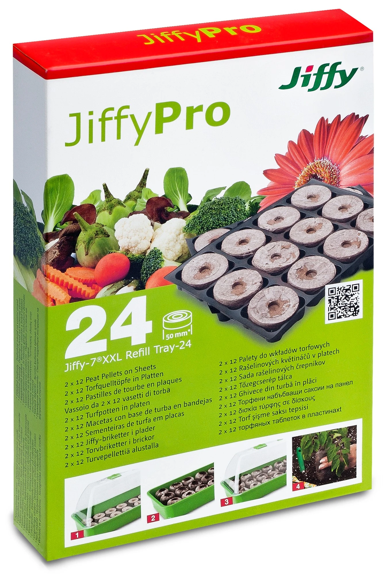 50 Mm Torfquelltöpfe (24 Stück) Im Tray | Quelltöpfe Von Jiffy 4 50 Mm Torfquelltöpfe (24 Stück) Im Tray | Quelltöpfe Von Jiffy – Bild 2