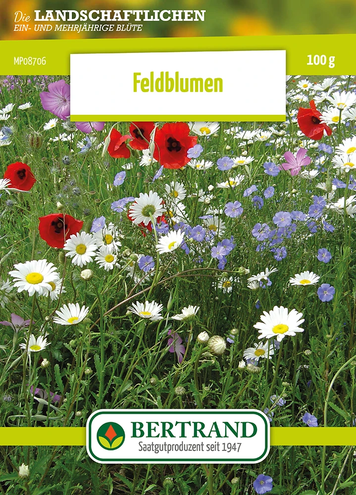 Blumenwiese Feldblumen (100 G) | Blumensamen Von Bertrand 3 Blumenwiese Feldblumen (100 G) | Blumensamen Von Bertrand