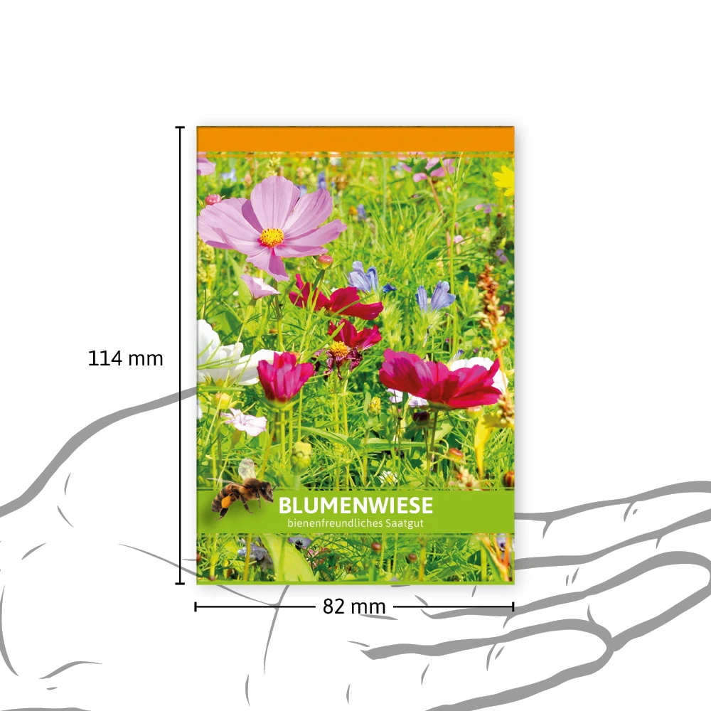 Blumenwiese Für Werbezwecke (100 Tütchen) | Blumensamen Von FLORTUS 3 Blumenwiese Für Werbezwecke (100 Tütchen) | Blumensamen Von FLORTUS