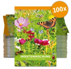 Insektenmischung Für Werbezwecke (100 Tütchen) | Blumensamen Von FLORTUS