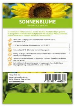 Sonnenblume Für Werbezwecke (100 Tütchen) | Sonnenblumensamen Von FLORTUS