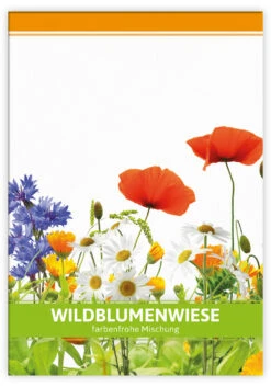 Wildblumenwiese Für Werbezwecke (100 Tütchen) | Wildblumensamen Von FLORTUS