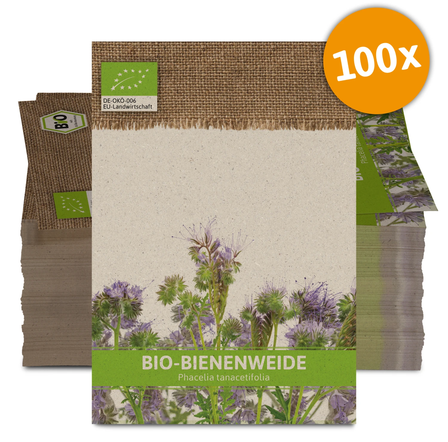 BIO Bienenweide Für Werbezwecke (100 Tütchen) | BIO Phaceliasamen Von FLORTUS 7 BIO Bienenweide Für Werbezwecke (100 Tütchen) | BIO Phaceliasamen Von FLORTUS – Bild 5