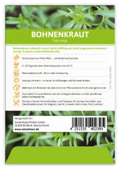 Bohnenkraut (100 Tütchen) | Bohnenkrautsamen Von FLORTUS