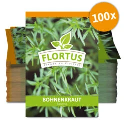Bohnenkraut (100 Tütchen) | Bohnenkrautsamen Von FLORTUS -Compo Verkäufe 543968 Bohnenkraut 100 Tuetchen 3