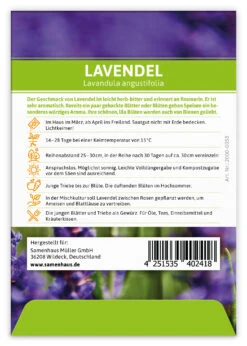 Lavendel (100 Tütchen) | Lavendelsamen Von FLORTUS 8 Lavendel (100 Tütchen) | Lavendelsamen Von FLORTUS -Compo Verkäufe 543970 Lavendel 100 Tuetchen 2