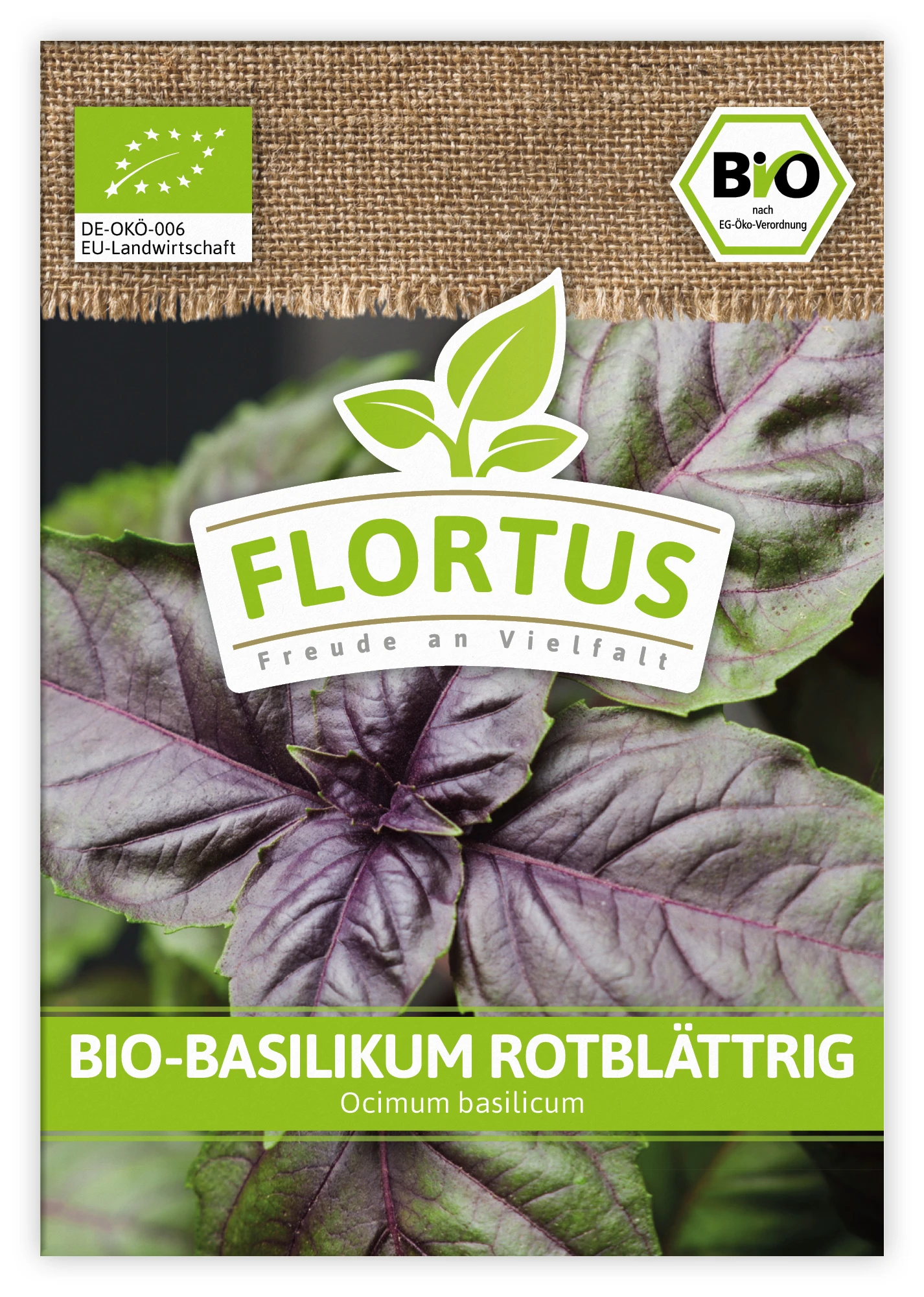 Basilikum Rotblättrig (100 Tütchen) | BIO Basilikumsamen Von FLORTUS 4 Basilikum Rotblättrig (100 Tütchen) | BIO Basilikumsamen Von FLORTUS – Bild 2