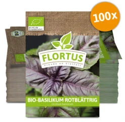 Basilikum Rotblättrig (100 Tütchen) | BIO Basilikumsamen Von FLORTUS 9 Basilikum Rotblättrig (100 Tütchen) | BIO Basilikumsamen Von FLORTUS -Compo Verkäufe 543974 Bio Basilikum rotblaettrig 100 Tuetchen 3