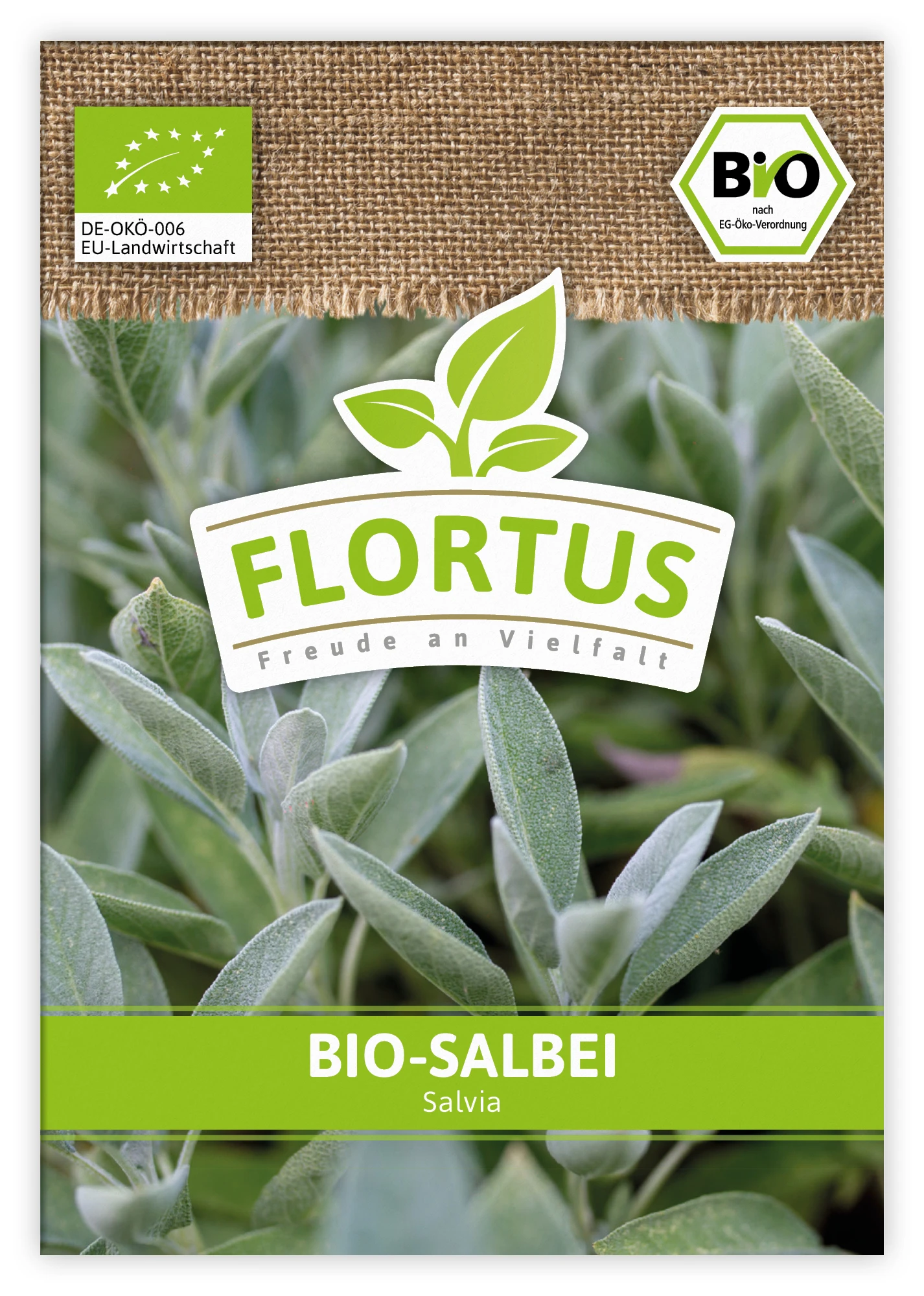 Salbei (100 Tütchen) | BIO Salbeisamen Von FLORTUS 3 Salbei (100 Tütchen) | BIO Salbeisamen Von FLORTUS