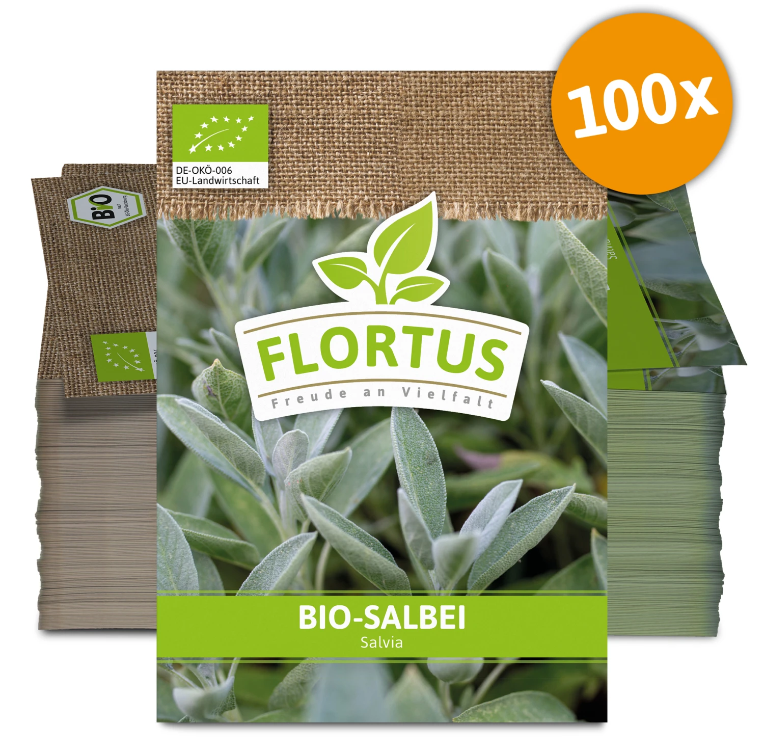 Salbei (100 Tütchen) | BIO Salbeisamen Von FLORTUS 4 Salbei (100 Tütchen) | BIO Salbeisamen Von FLORTUS – Bild 2