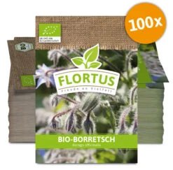 Borretsch (100 Tütchen) | BIO Borretschsamen Von FLORTUS -Compo Verkäufe 543986 Bio Borretsch 100 Tuetchen 1