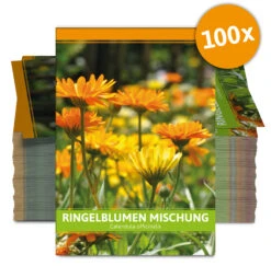 Ringelblumenmischung Für Werbezwecke (100 Tütchen) | Ringelblumensamen Von FLORTUS -Compo Verkäufe 546526 Ringelblumenmischung fuer Werbezwecke 100 Tuetchen