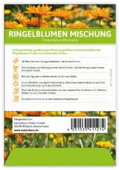 Ringelblumenmischung Für Werbezwecke (100 Tütchen) | Ringelblumensamen Von FLORTUS -Compo Verkäufe 546526 Ringelblumenmischung fuer Werbezwecke 100 Tuetchen 2