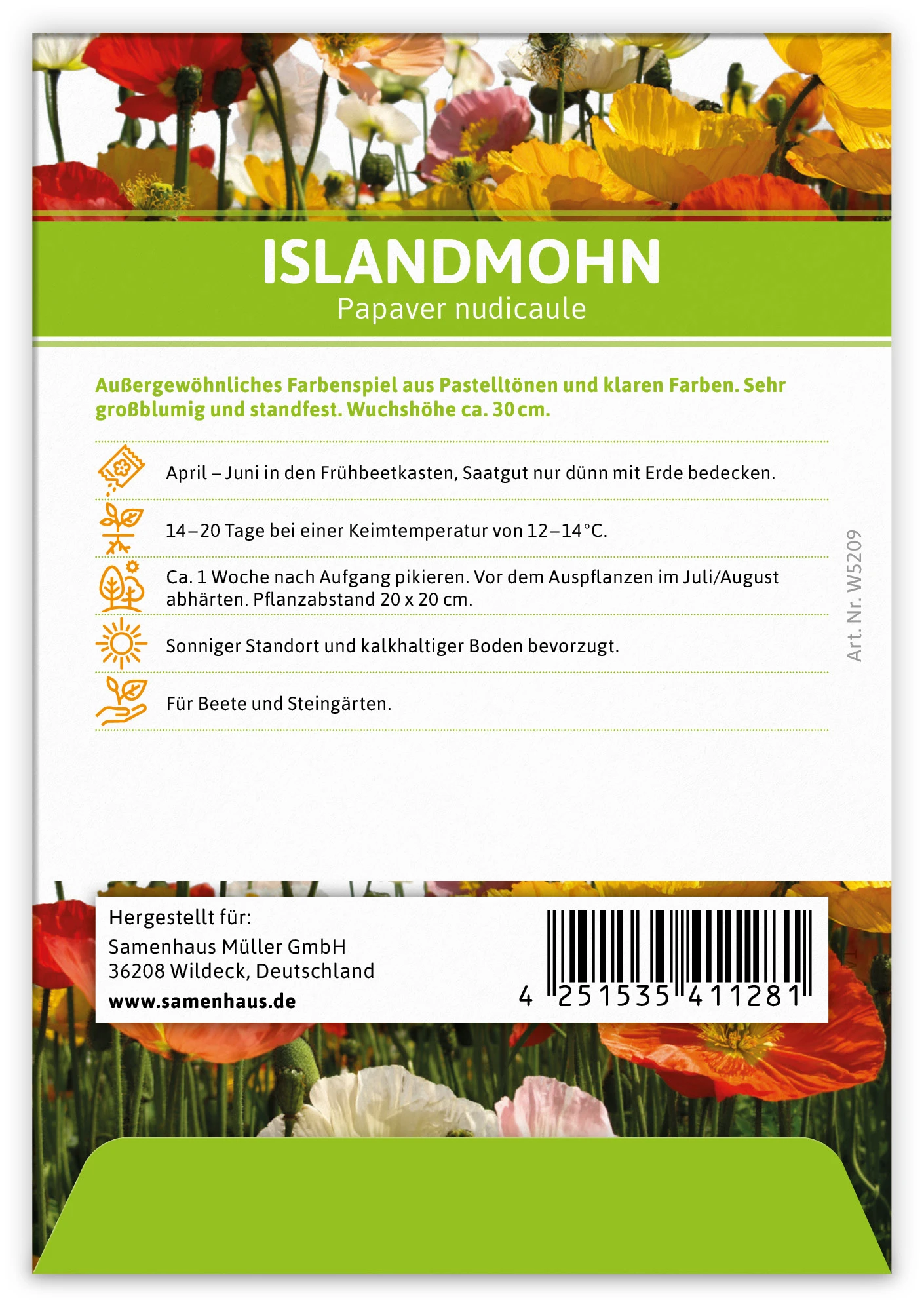 Island Mohn Für Werbezwecke (100 Tütchen) | Islandmohnsamen Von FLORTUS 5 Island Mohn Für Werbezwecke (100 Tütchen) | Islandmohnsamen Von FLORTUS – Bild 3