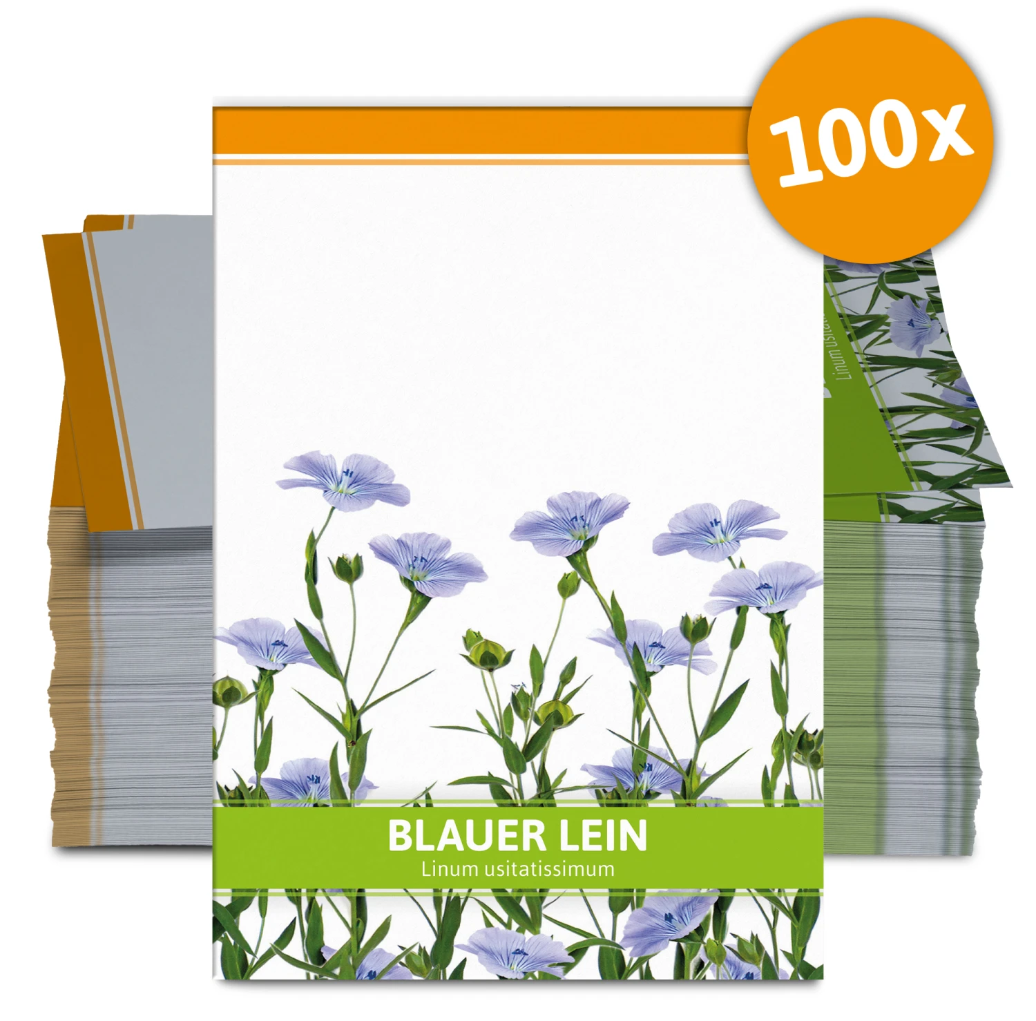 Blauer Lein Für Werbezwecke (100 Tütchen) | Leinsamen Von FLORTUS 5 Blauer Lein Für Werbezwecke (100 Tütchen) | Leinsamen Von FLORTUS – Bild 3