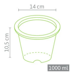 10,5 X 14 Cm Anzuchttopf NT Rund (484 Stück) | Anzuchttöpfe Von Fertil -Compo Verkäufe 548141 10 5 x 14 cm Anzuchttoepfe rund 484 Stueck 593 C 2