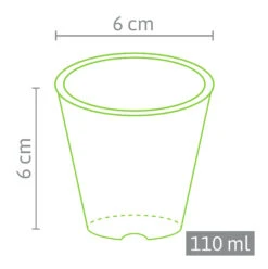 6 X 6 Cm Anzuchttopf Rund (2520 Stück) | Anzuchttöpfe Von Fertil -Compo Verkäufe 548145 6 x 6 cm Anzuchttoepfe rund 2520 Stueck 505 C 1 2