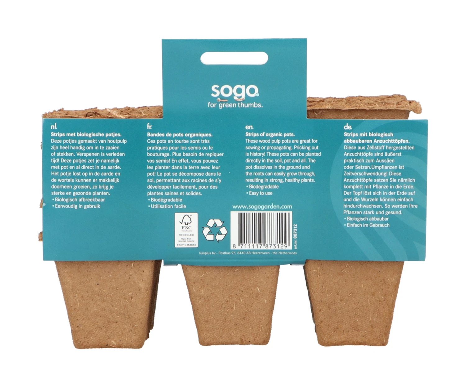 6 X 6 Cm Anzuchttopf Strips (32 Stück) | Anzuchttöpfe Von Sogo 5 6 X 6 Cm Anzuchttopf Strips (32 Stück) | Anzuchttöpfe Von Sogo – Bild 3