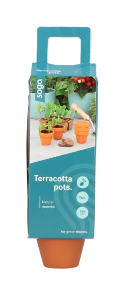 5 X 5,7 Cm Terracotta Töpfe (9 Stück) | Anzuchttöpfe Von Sogo -Compo Verkäufe 548518 5 x 5 7 cm Terracotta Toepfe 9 Stueck 887322 sg 0
