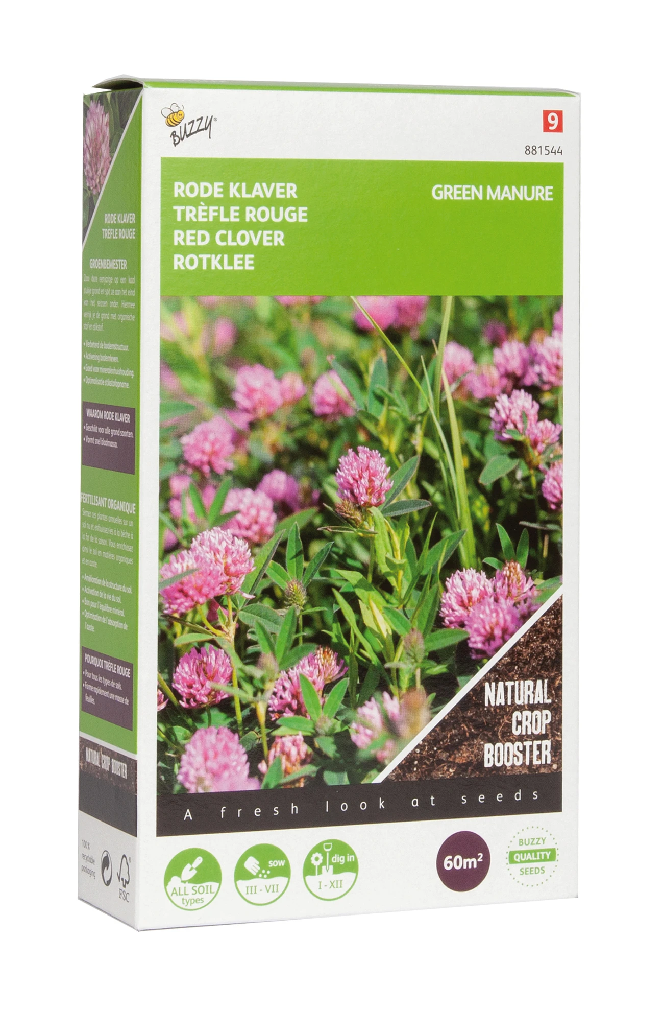 Gründünger Rotklee (150 G) | Gründünger Von Buzzy Seeds 3 Gründünger Rotklee (150 G) | Gründünger Von Buzzy Seeds