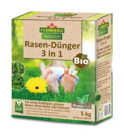 Proto Plus Rasendünger &quot;3 In 1&quot; (5 Kg) | BIO Rasendünger Von Florissa -Compo Verkäufe 550748 BIO Proto Plus Rasenduenger 3 in 1 5 kg 58792 fa 0