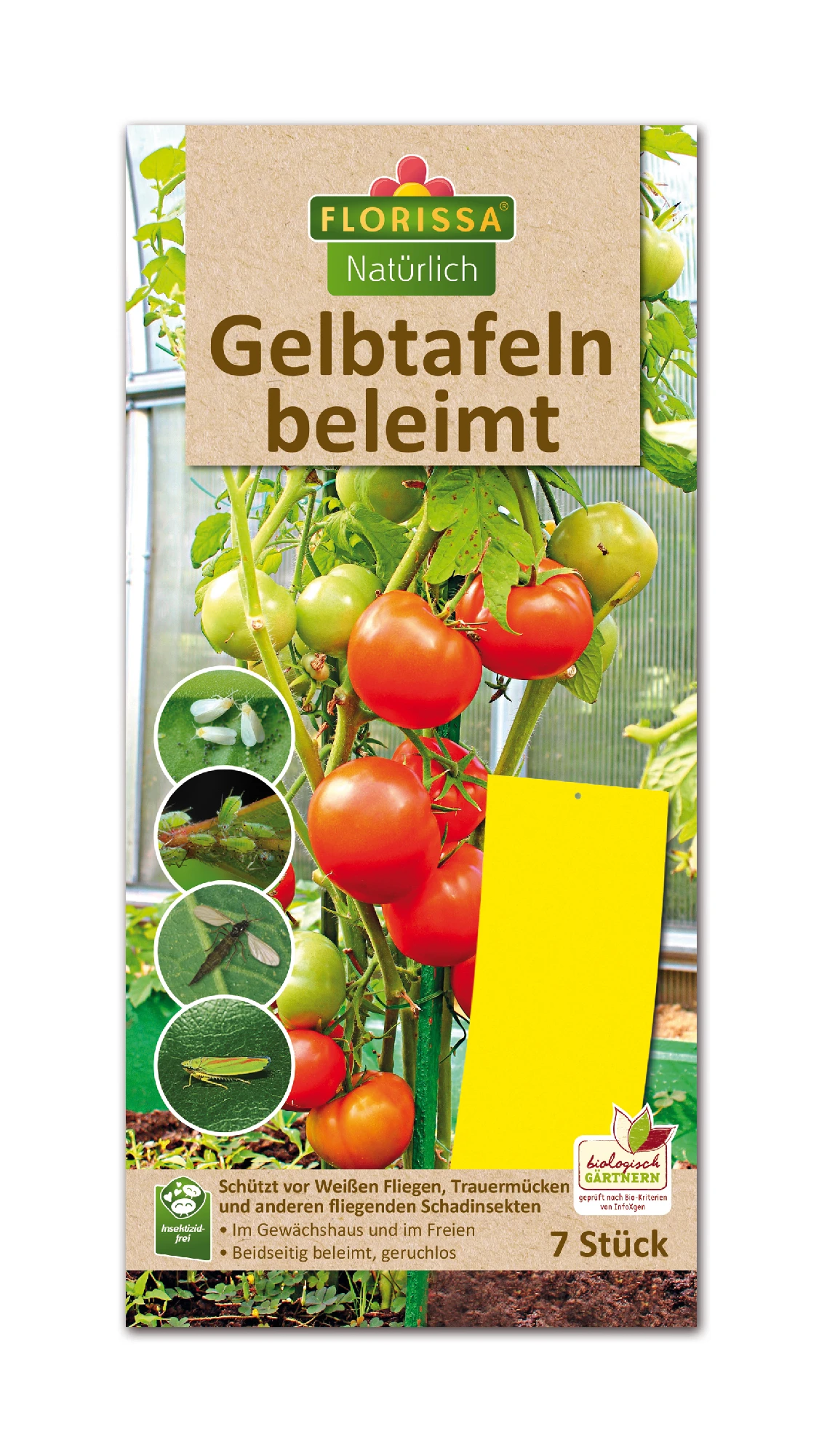 Gelbtafeln Beleimt (7 Stück) | Fallen Und Fernhaltemittel Von Florissa 3 Gelbtafeln Beleimt (7 Stück) | Fallen Und Fernhaltemittel Von Florissa
