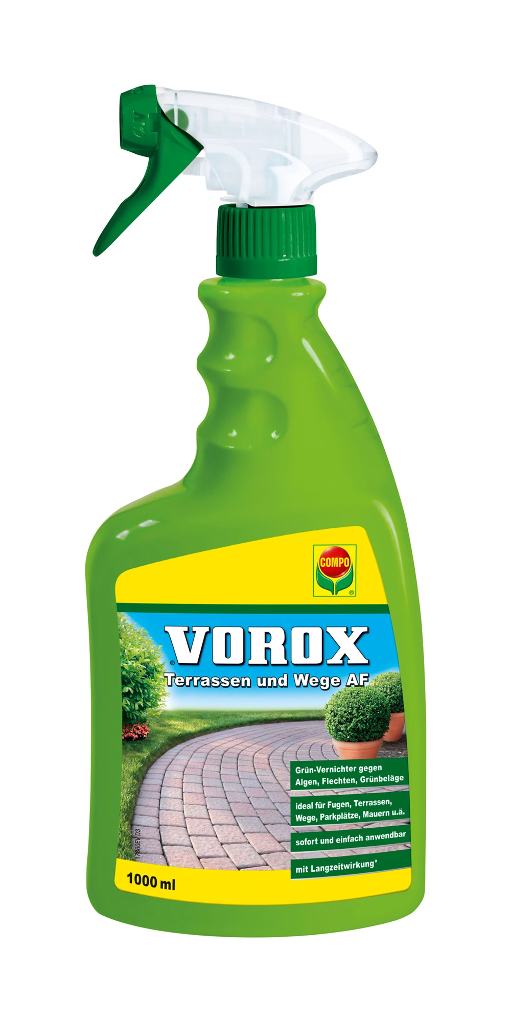 VOROX Terrassen Und Wege AF (1 L) | Fallen Und Fernhaltemittel Von COMPO 3 VOROX Terrassen Und Wege AF (1 L) | Fallen Und Fernhaltemittel Von COMPO