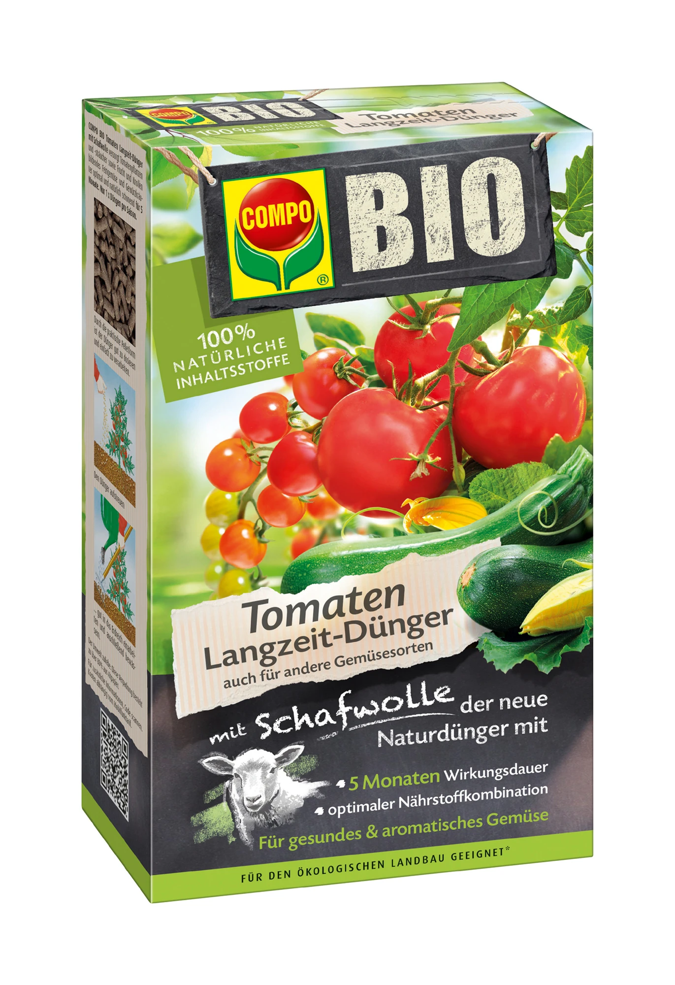 Tomaten Langzeit-Dünger Mit Schafwolle (750 G) | BIO Dünger Von COMPO 3 Tomaten Langzeit-Dünger Mit Schafwolle (750 G) | BIO Dünger Von COMPO