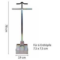 Erdballenpresse Multi 6 Soil Blocker | Erdtopfpressen Von Ladbrooke Soil Blockers -Compo Verkäufe 551994 Erdballenpresse Multi 6 Soil Blocker LADMUL6 lsb 2