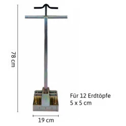 Erdballenpresse Multi 12 Soil Blocker | Erdtopfpressen Von Ladbrooke Soil Blockers -Compo Verkäufe 551995 Erdballenpresse Multi 12 Soil Blocker LADMUL12 lsb 2
