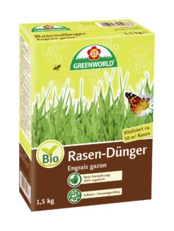 Rasendünger (1,5 Kg) | BIO Rasendünger Von ASB Greenworld