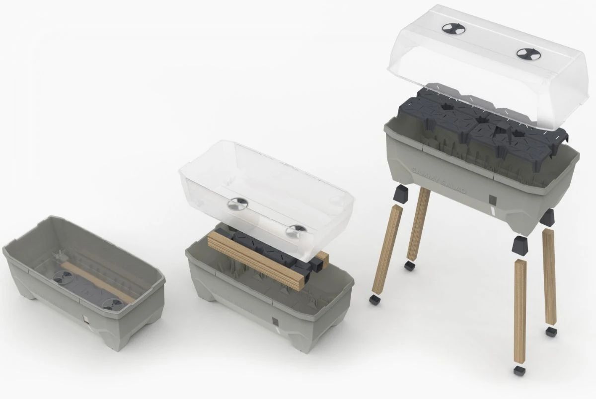 Sammy Salad Hochbeet Hellgrau | Balkonhochbeete Von Gusta Garden 12 Sammy Salad Hochbeet Hellgrau | Balkonhochbeete Von Gusta Garden – Bild 10