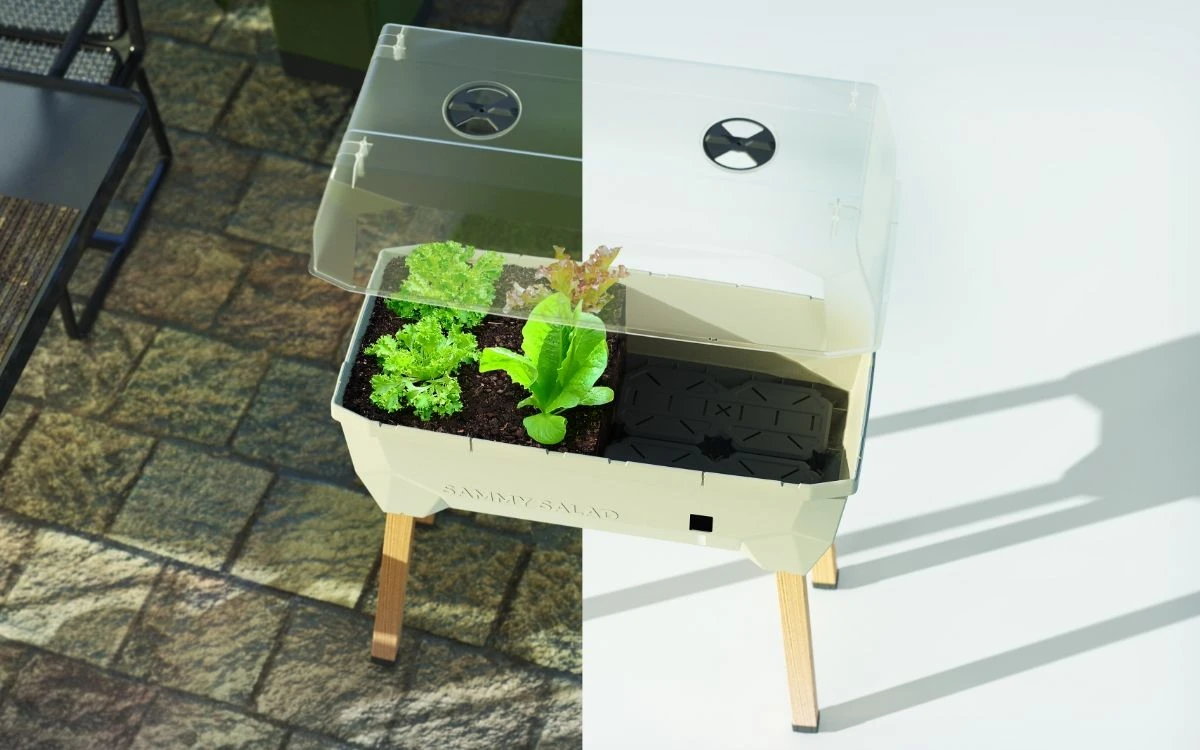 Sammy Salad Hochbeet Hellgrau | Balkonhochbeete Von Gusta Garden 5 Sammy Salad Hochbeet Hellgrau | Balkonhochbeete Von Gusta Garden – Bild 3