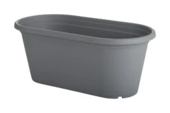 60 Cm Ovaler Blumentrog Anthrazit | Töpfe Von Clever Pots -Compo Verkäufe 553511 60 cm ovaler Blumentopf Anthrazit 1 Stueck 515794 kp 0