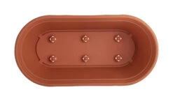 60 Cm Ovaler Blumentrog Terrakotta | Töpfe Von Clever Pots -Compo Verkäufe 553513 60 cm ovaler Blumentopf Terrakotta 1 Stueck 515792 kp 2