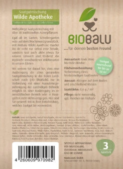 Wilde Apotheke (10 Stück) | Wildblumenwiese Von Biobalu -Compo Verkäufe 554551 Wilde Apotheke 10 Stueck BB1026 2