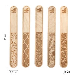 Holzstecketiketten Mit Lasergravur (10 Stück) | Pflanzenetiketten Von FLORTUS -Compo Verkäufe 554995 Holzstecketiketten mit Lasergravur 10 Stueck 2000 0780 4