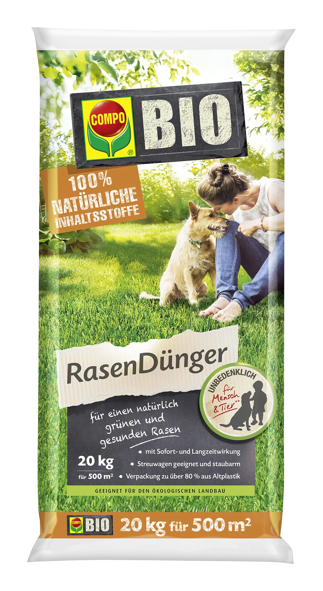 Rasendünger (20 Kg) | BIO Rasendünger Von COMPO 3 Rasendünger (20 Kg) | BIO Rasendünger Von COMPO