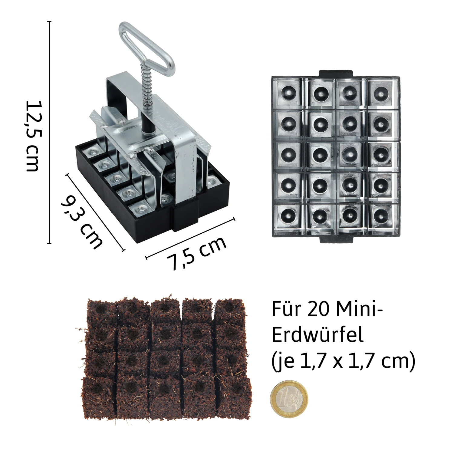 Erdballenpressen Maxi Set | Erdtopfpressen Von Ladbrooke Soil Blockers 6 Erdballenpressen Maxi Set | Erdtopfpressen Von Ladbrooke Soil Blockers – Bild 4