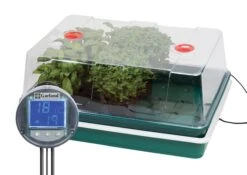 Elektrisches Zimmergewächshaus Mit Temperaturregelung | Zimmergewächshaus Von Garland -Compo Verkäufe 558812 59 x 41 x 26 5 cm Elektrisches Zimmergewaechshaus mit Steuerung mit EU Stecker G193EU gl 0