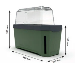 HARRY HERBS Kräutertopf Dunkelgrün | Kräutertöpfe Von Gusta Garden -Compo Verkäufe 560338 HARRY HERBS dunkelgruen 103B10 gg 9