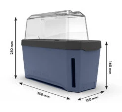 HARRY HERBS Kräutertopf Blau | Kräutertöpfe Von Gusta Garden -Compo Verkäufe 560340 HARRY HERBS blau 104B10 gg 9