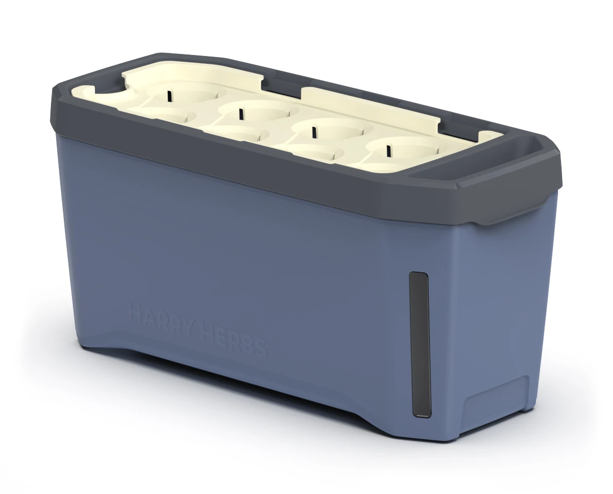 HARRY HERBS Blau Ohne Haube | Kräutertöpfe Von Gusta Garden 3 HARRY HERBS Blau Ohne Haube | Kräutertöpfe Von Gusta Garden